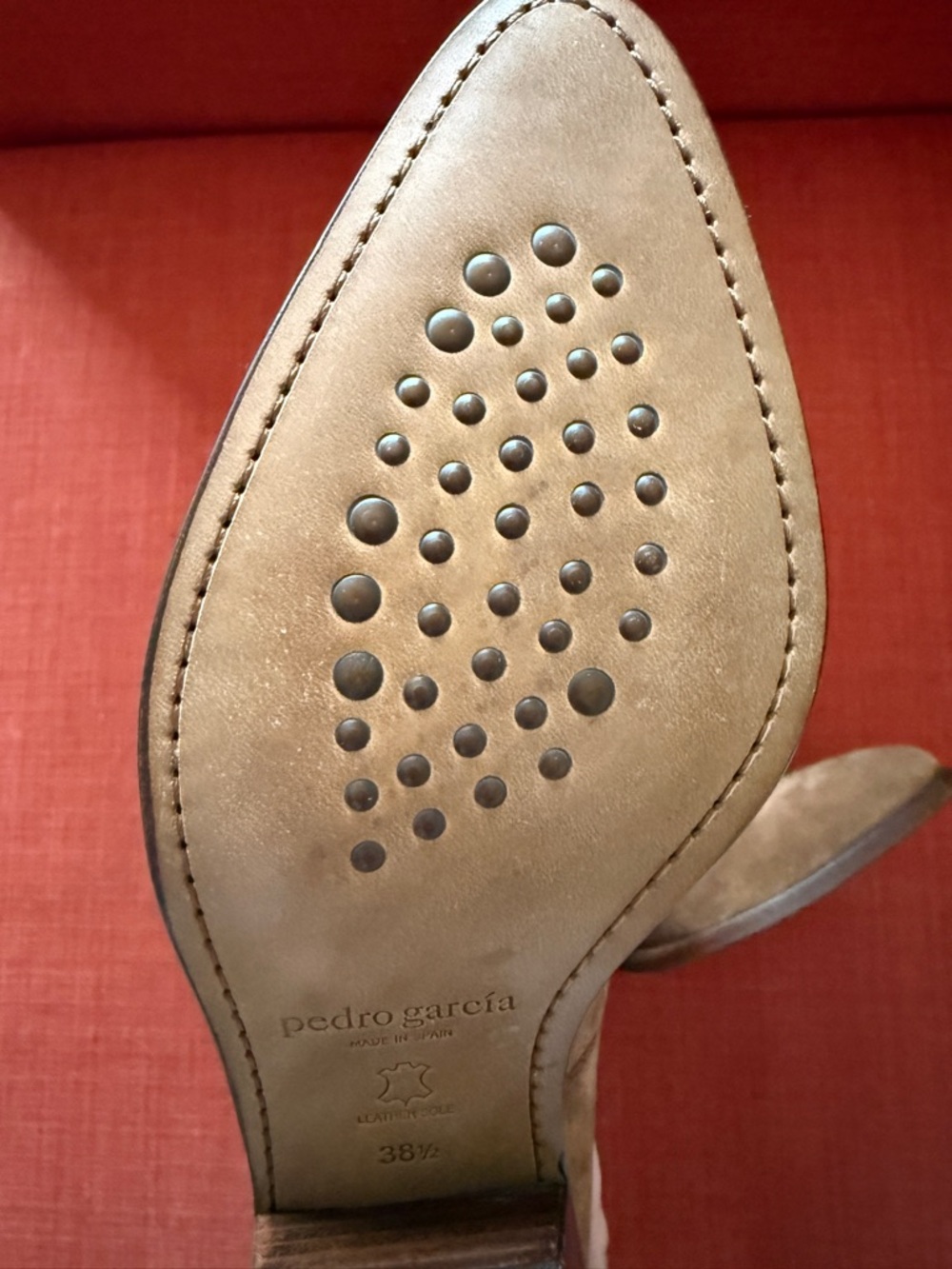 Pedro Garcia Arkansas  boots, Size 38.5 will fit best if you wear US 8 NEW - Picture 9 of 12